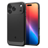 Spigen Rugged Armor Mag MagSafe Case til iPhone 17 Pro Mat - Matte Black