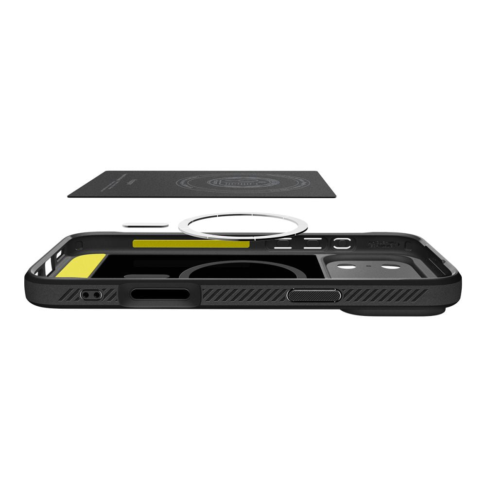 Spigen Rugged Armor Mag MagSafe Case til iPhone 17 Pro Mat - Matte Black