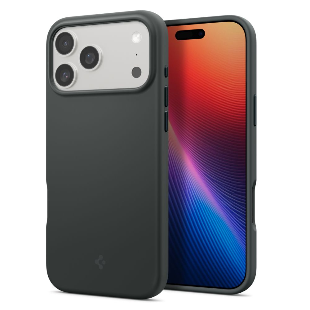 Spigen Silicone Fit MagSafe Case til iPhone 17 Pro - Grøn