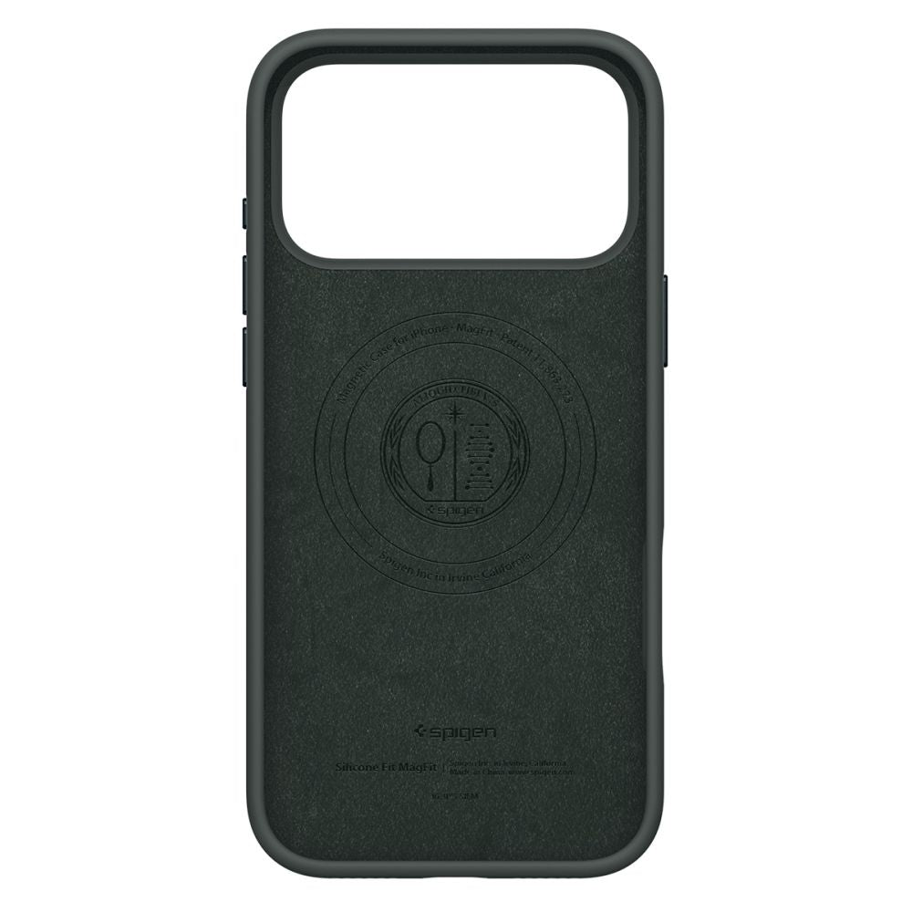 Spigen Silicone Fit MagSafe Case til iPhone 17 Pro - Grøn
