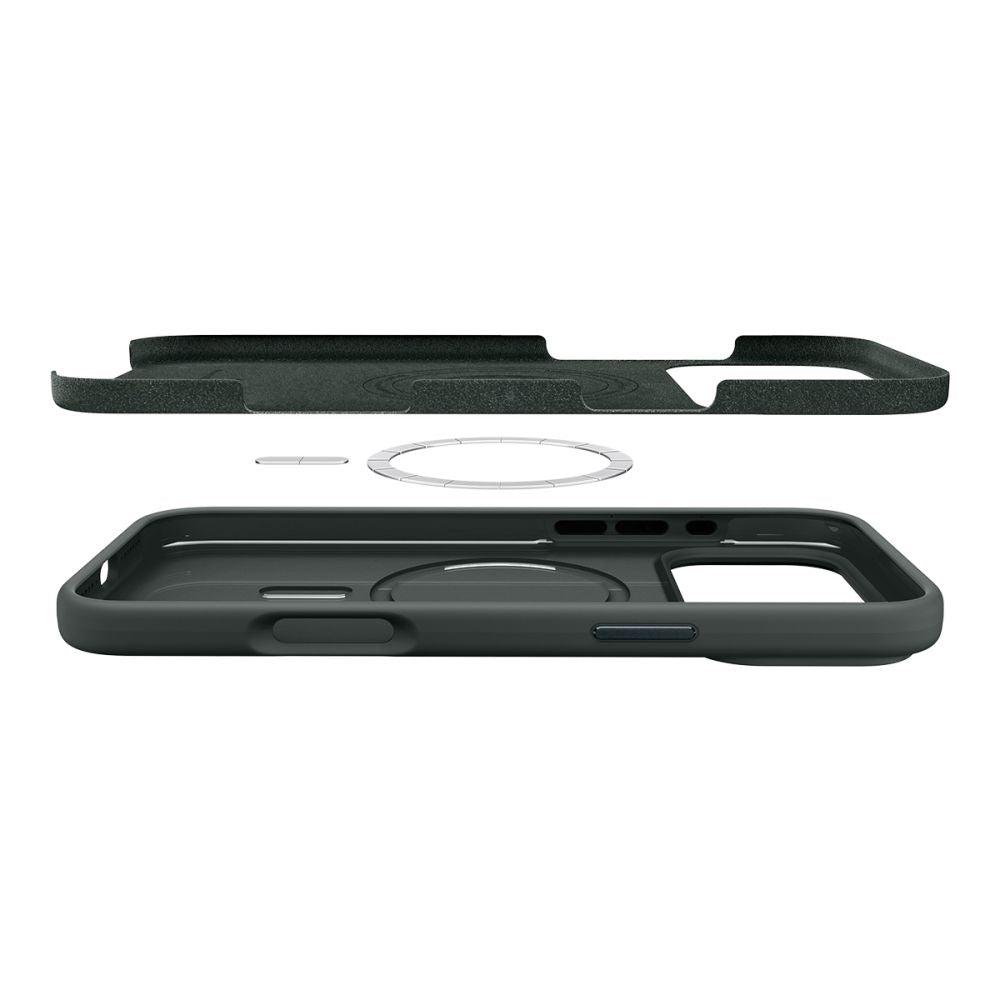 Spigen Silicone Fit MagSafe Case til iPhone 17 Pro - Grøn