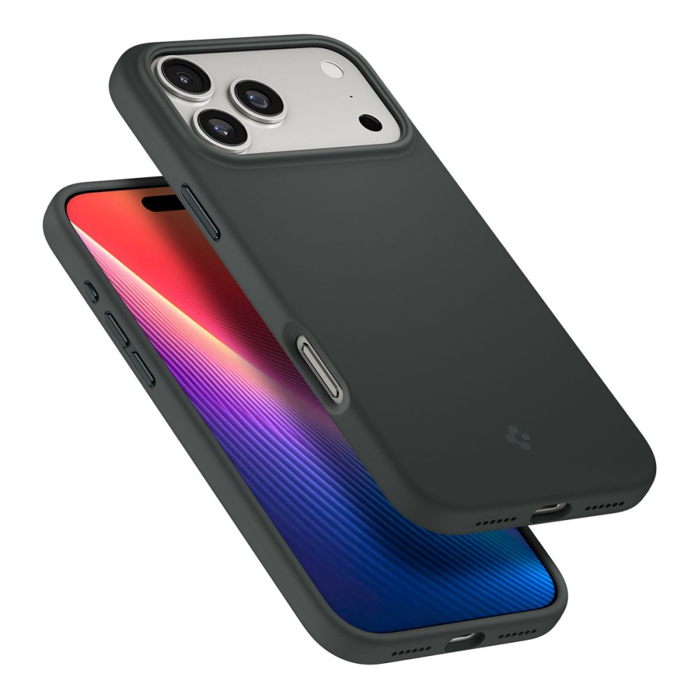 Spigen Silicone Fit MagSafe Case til iPhone 17 Pro - Grøn