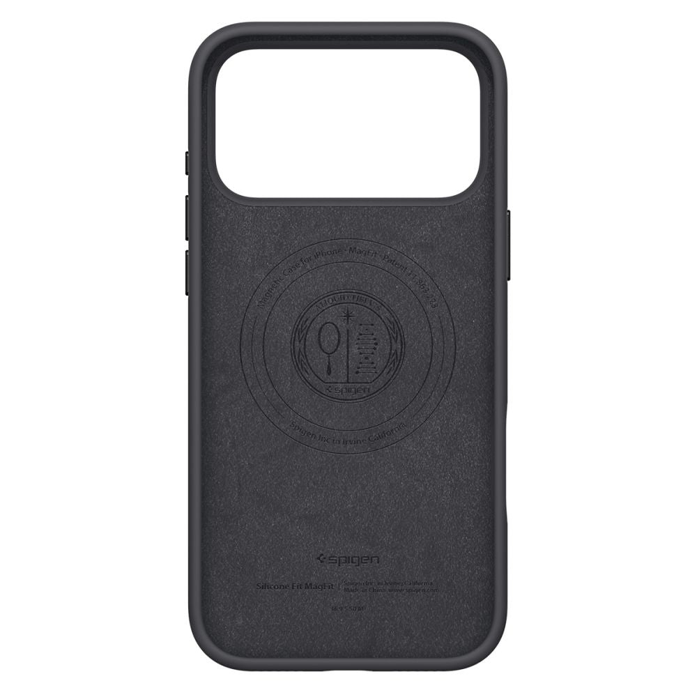 Spigen Silicone Fit MagSafe Case for iPhone 17 Pro - Black