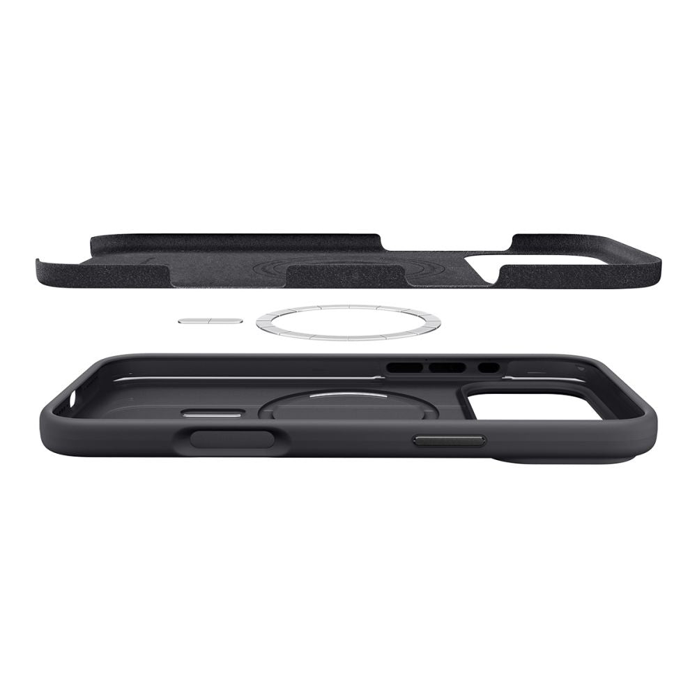 Spigen Silicone Fit MagSafe Case for iPhone 17 Pro - Black