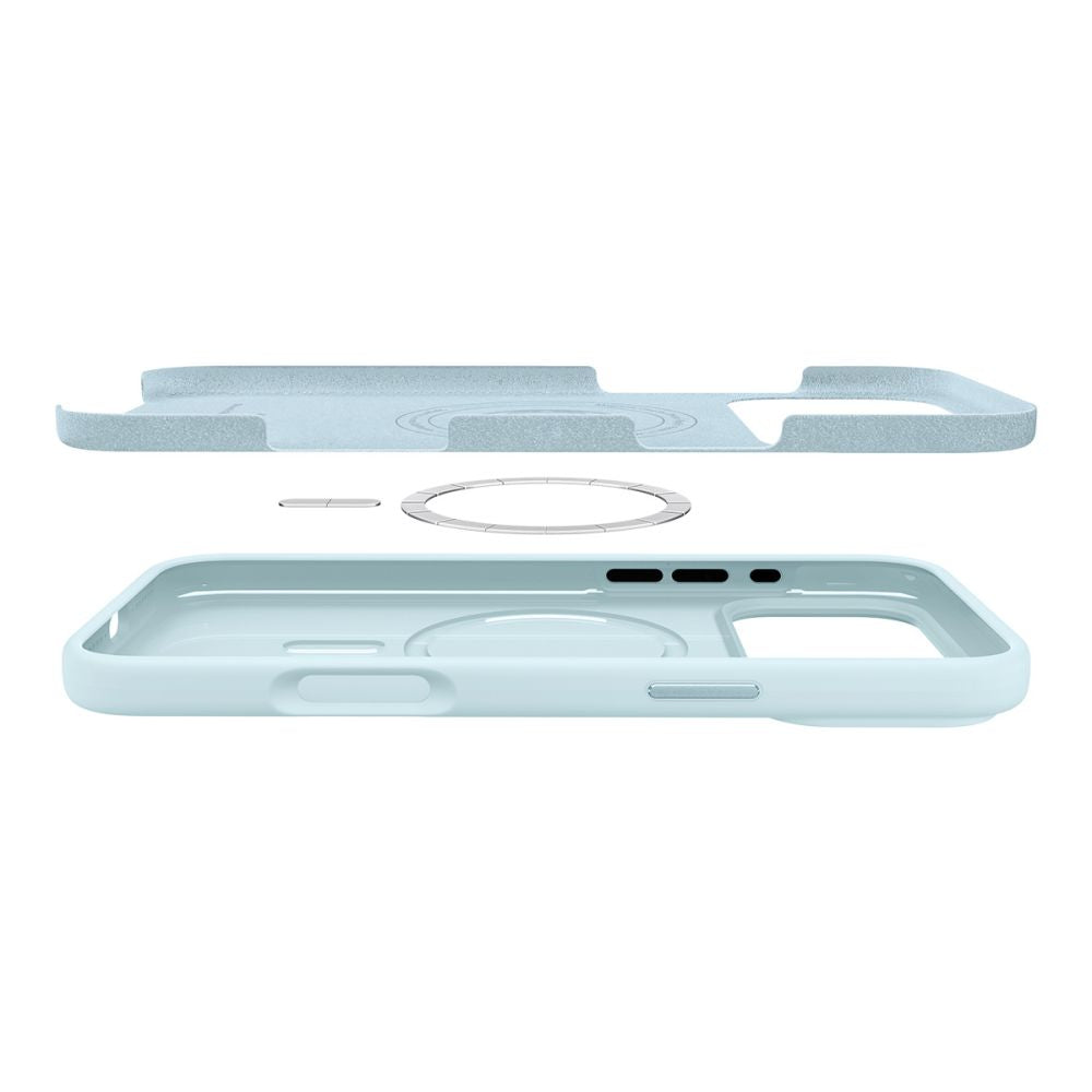 Spigen Silicone Fit MagSafe Case til iPhone 17 Pro Max - Blå