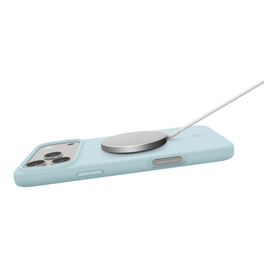 Spigen Silicone Fit MagSafe Case til iPhone 17 Pro Max - Blå