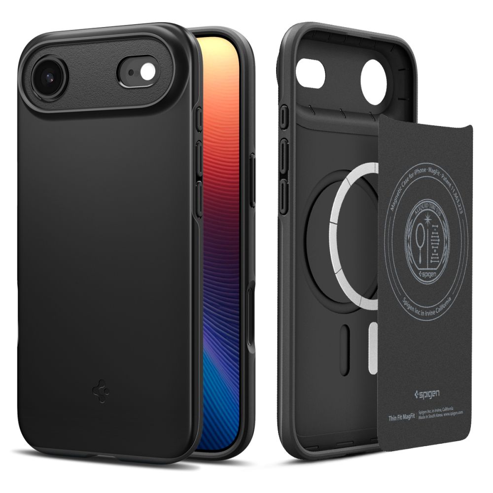 Spigen Thin Fit MagSafe Case til iPhone 17 Air - sort