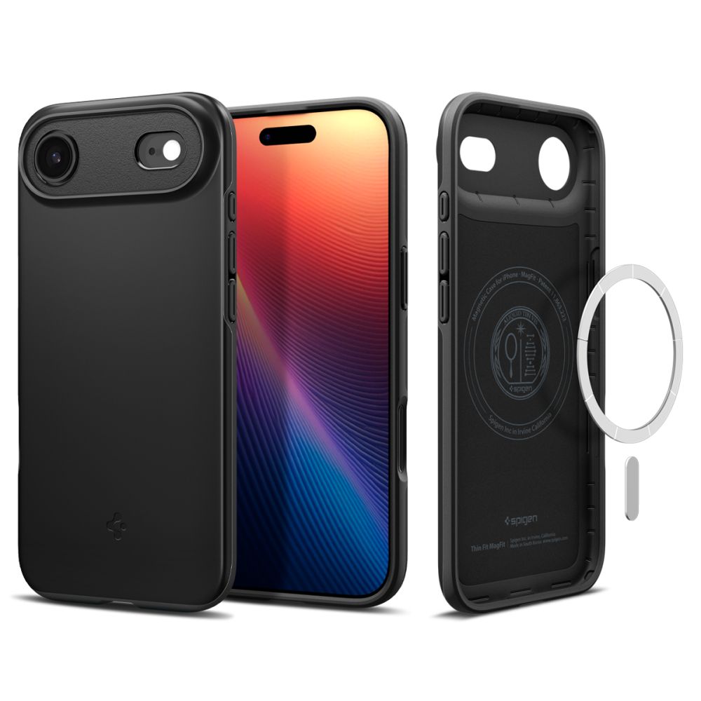 Spigen Thin Fit MagSafe Case til iPhone 17 Air - sort