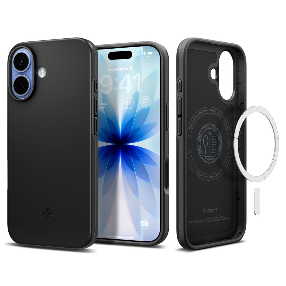 Spigen Thin Fit MagSafe Case til iPhone 17 - sort