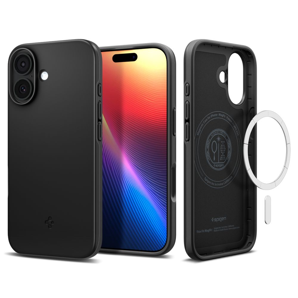 Spigen Thin Fit MagSafe Case til iPhone 17 - sort
