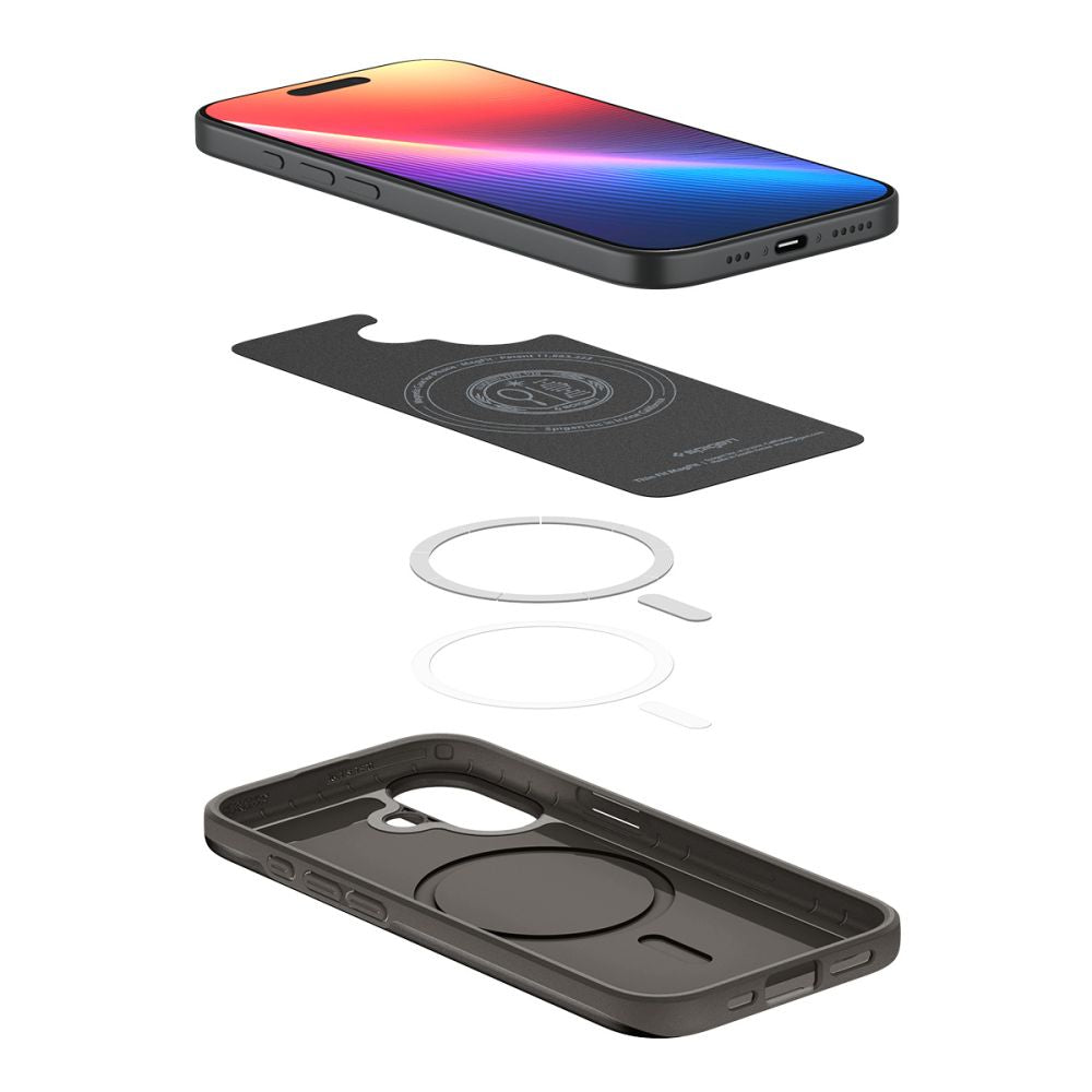 Spigen Thin Fit MagSafe Case til iPhone 17 - Grå