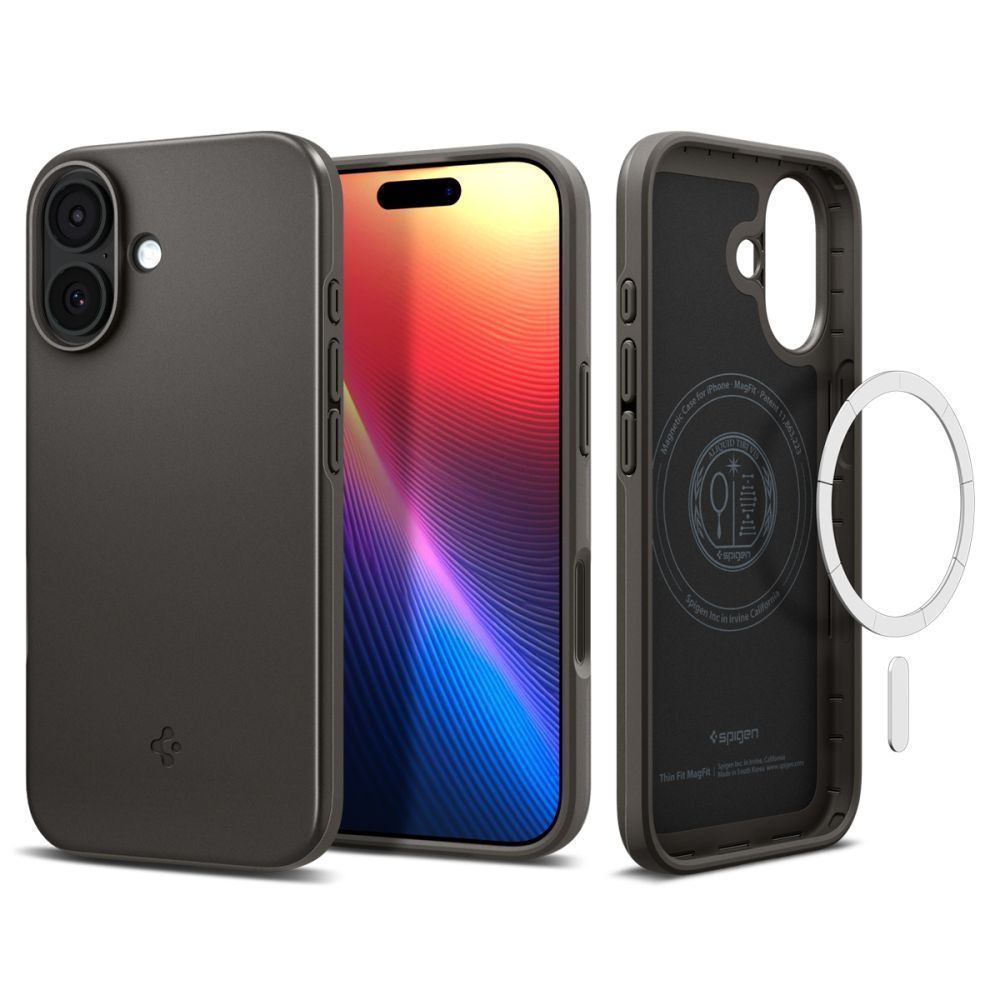 Spigen Thin Fit MagSafe Case til iPhone 17 - Grå