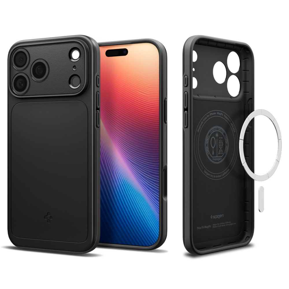 Spigen Thin Fit MagSafe Case til iPhone 17 Pro - sort