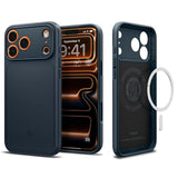 Spigen Thin Fit MagSafe Case til iPhone 17 Pro Max - Navy Blue