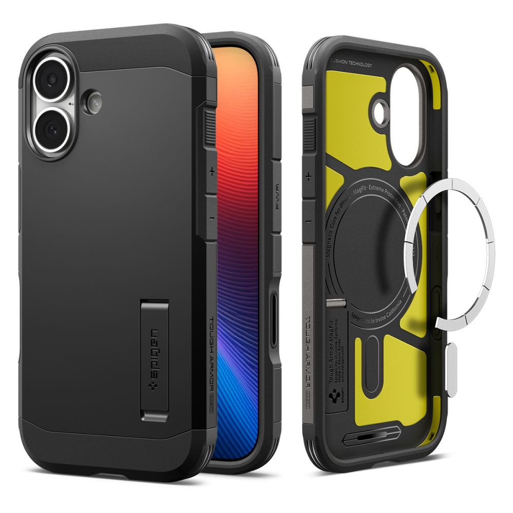 Spigen Tough Armor "T" MagSafe-fodral til iPhone 17 - sort