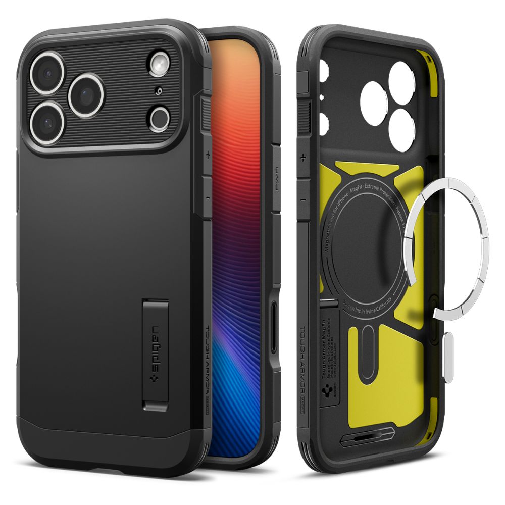Spigen Tough Armor "T" MagSafe-fodral til iPhone 17 Pro Max - sort