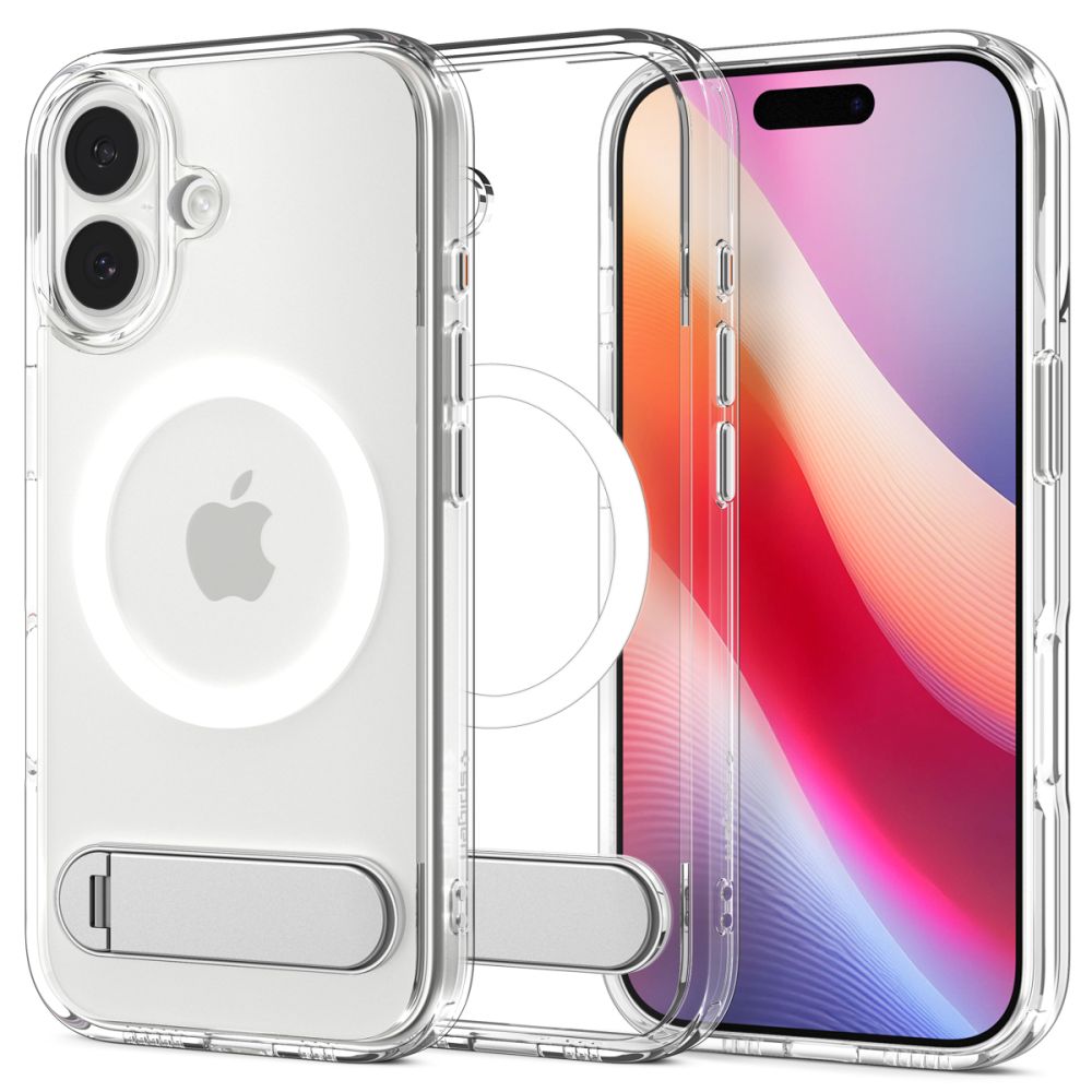 Spigen Ultra Hybrid "S" MagSafe Case til iPhone 17 - Klar og hvid