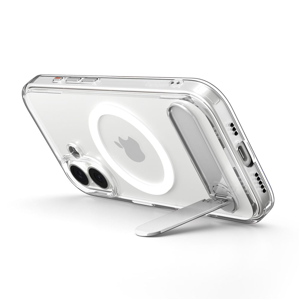 Spigen Ultra Hybrid "S" MagSafe Case til iPhone 17 - Klar og hvid