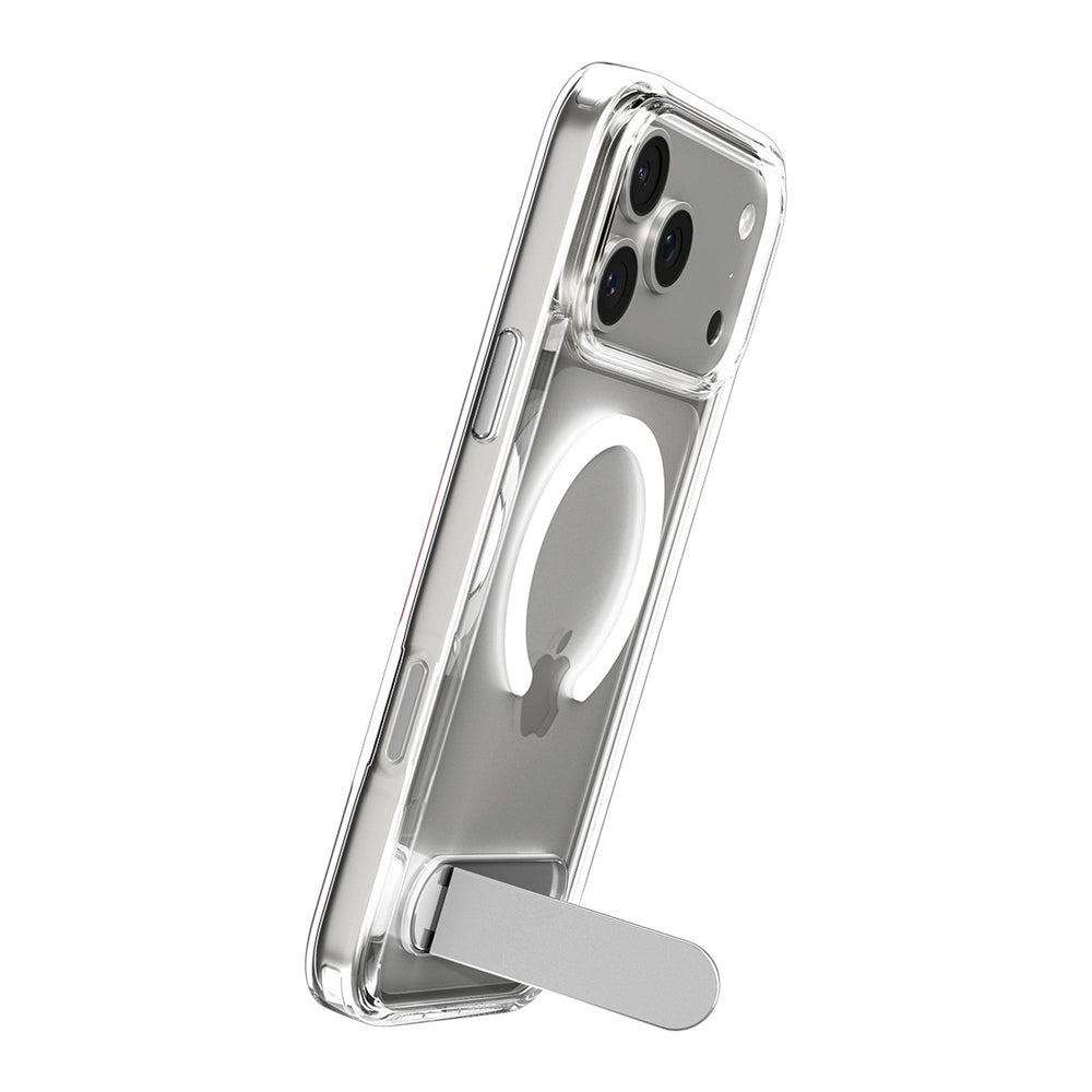 Spigen Ultra Hybrid "S" MagSafe Case for iPhone 17 Pro - Clear and White