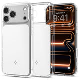Spigen Ultra Hybrid "T" MagSafe Case til iPhone 17 Pro Max - Klar og hvid