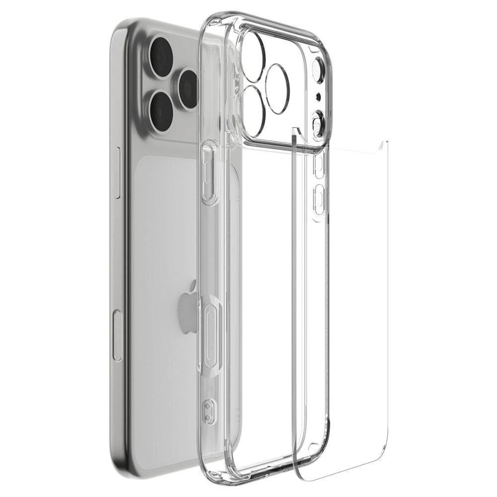 Spigen Ultra Hybrid Case til iPhone 17 Pro Max - Gennemsigtig