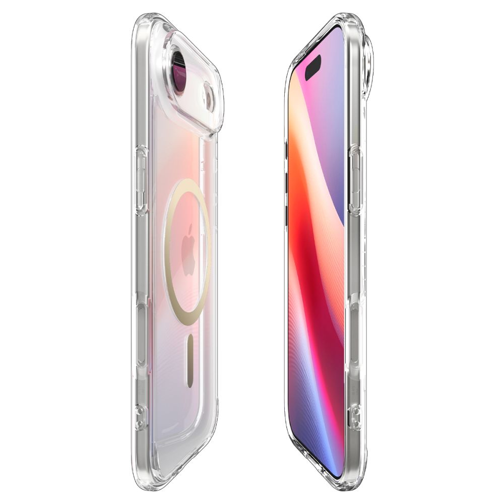 Spigen Ultra Hybrid MagSafe Case til iPhone 17 Air - gennemsigtigt guld
