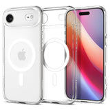 Spigen Ultra Hybrid MagSafe Case til iPhone 17 Air - Klar og hvid