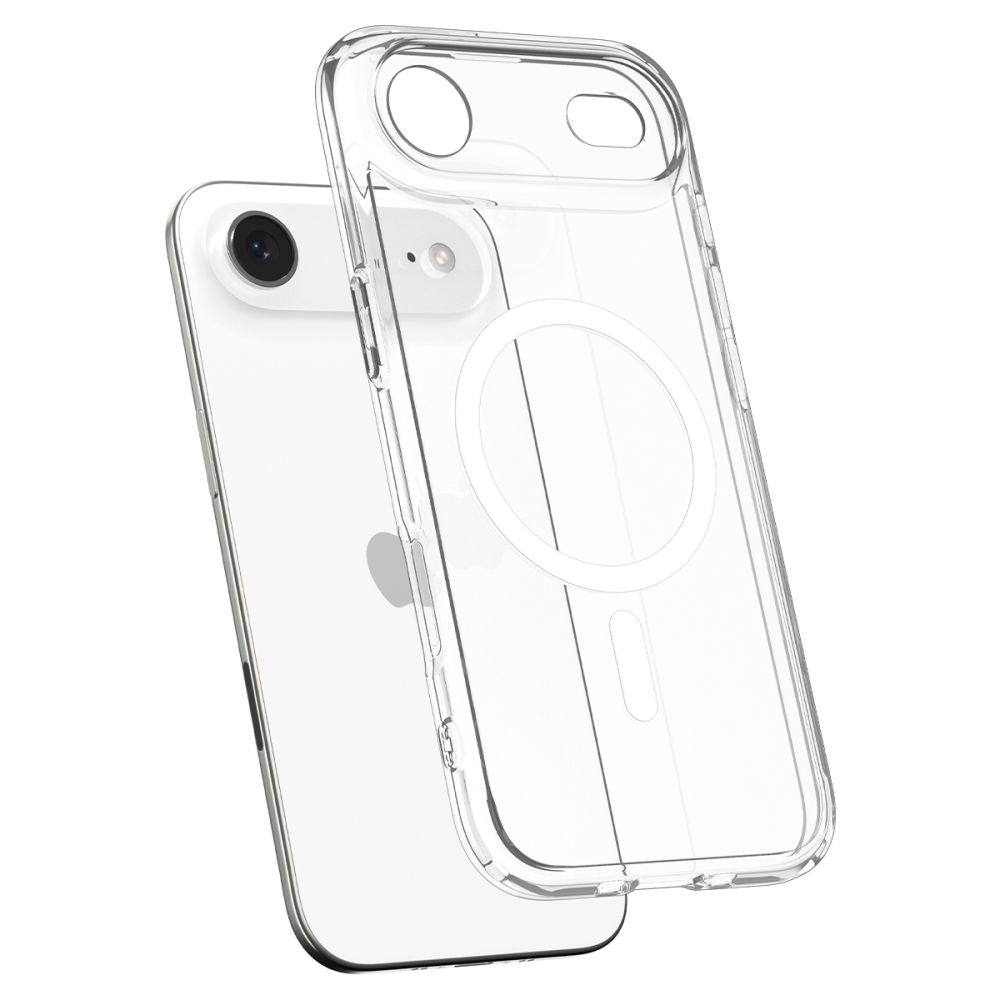 Spigen Ultra Hybrid MagSafe Case til iPhone 17 Air - Klar og hvid