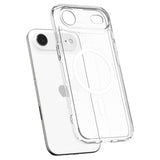 Spigen Ultra Hybrid MagSafe Case til iPhone 17 Air - Klar og hvid