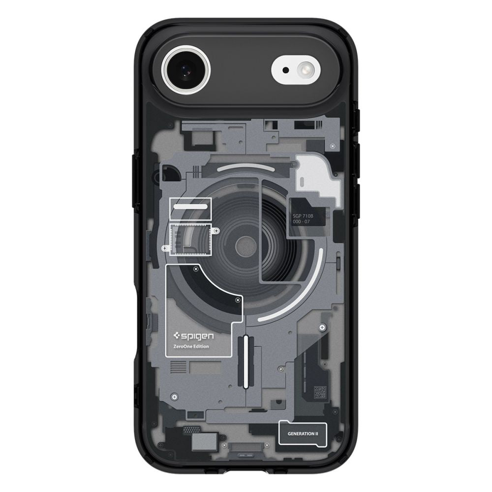 Spigen Ultra Hybrid MagSafe-hylster til iPhone 17 Air Zero One - sort