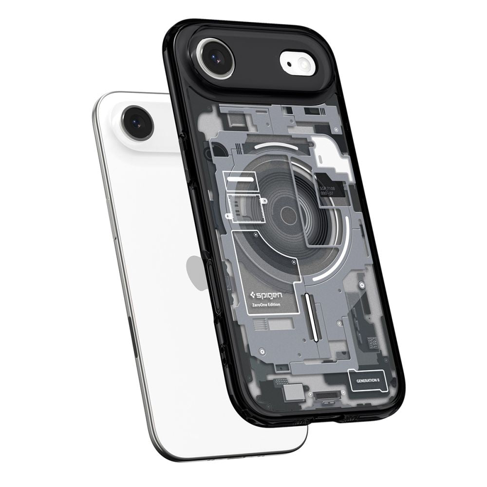 Spigen Ultra Hybrid MagSafe-hylster til iPhone 17 Air Zero One - sort