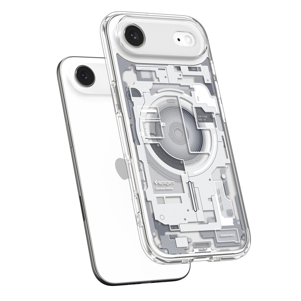 Spigen Ultra Hybrid MagSafe Case til iPhone 17 Air Zero One - hvid
