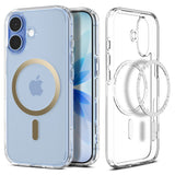 Spigen Ultra Hybrid MagSafe Case til iPhone 17 - gennemsigtigt guld