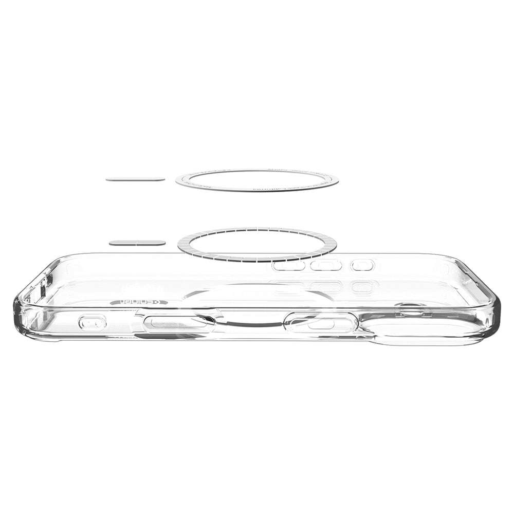 Spigen Ultra Hybrid MagSafe Case til iPhone 17 - gennemsigtigt guld