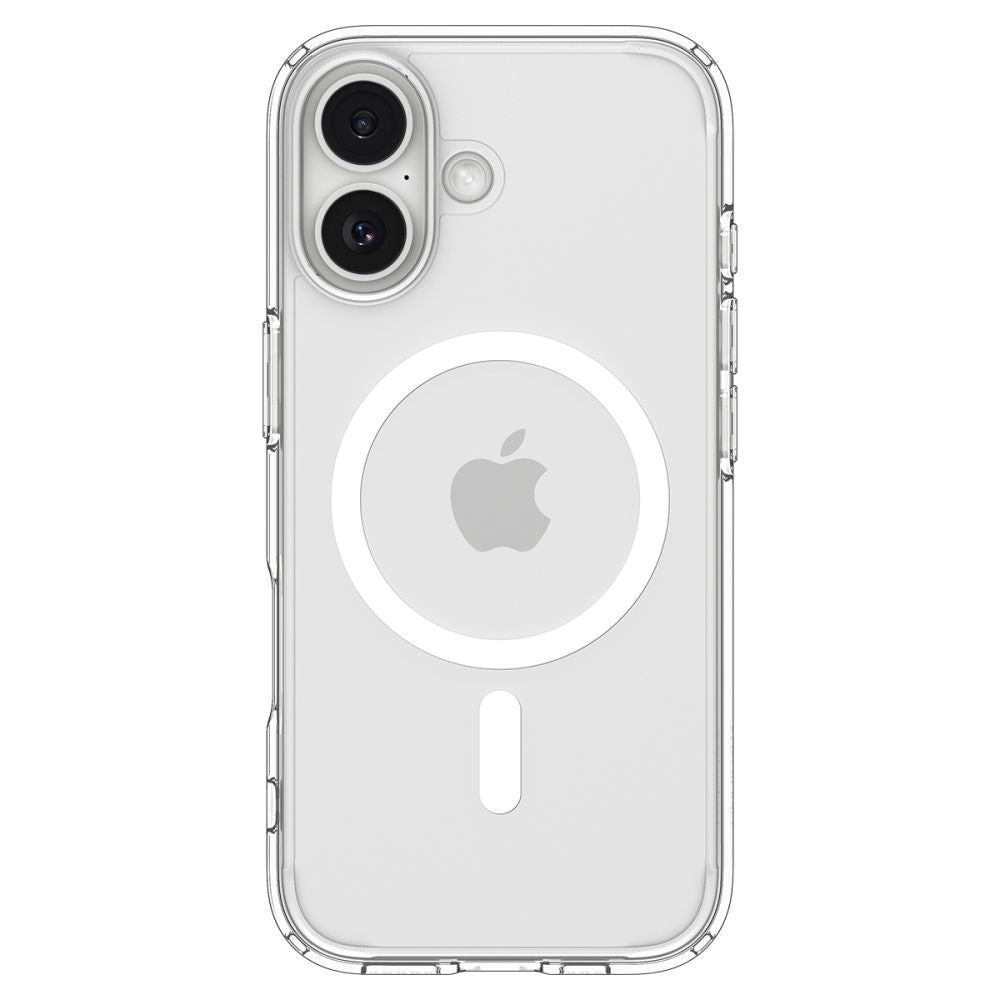 Spigen Ultra Hybrid MagSafe Case til iPhone 17 - Klar og hvid