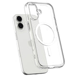 Spigen Ultra Hybrid MagSafe Case til iPhone 17 - Klar og hvid