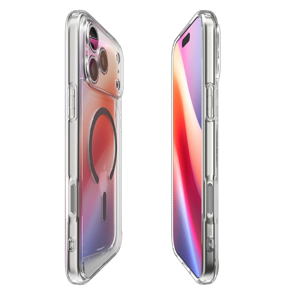 Spigen Ultra Hybrid MagSafe Case til iPhone 17 Pro - klargrå