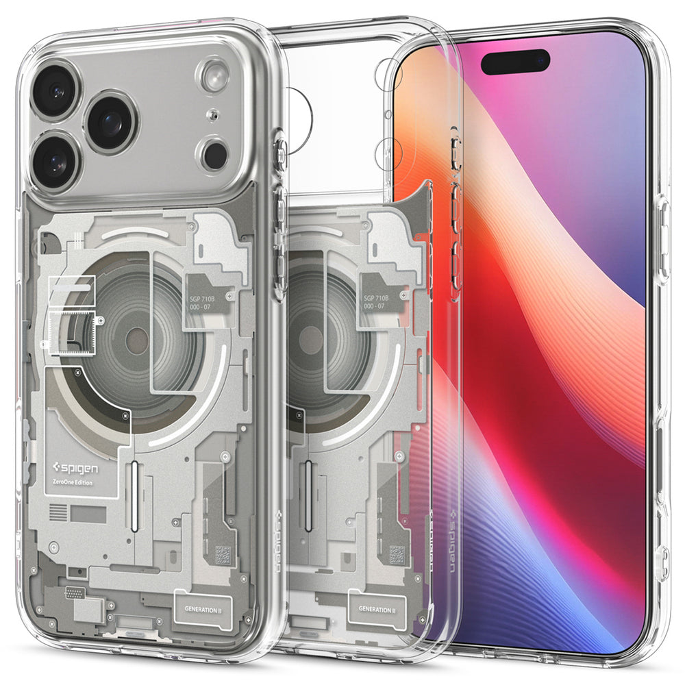 Spigen Ultra Hybrid MagSafe-hylster til iPhone 17 Pro Zero One - titanium
