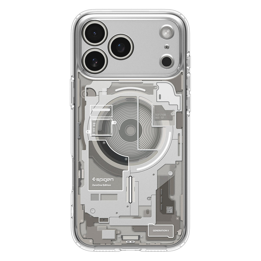 Spigen Ultra Hybrid MagSafe-hylster til iPhone 17 Pro Zero One - titanium