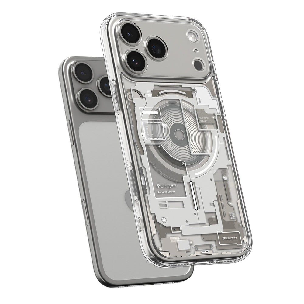 Spigen Ultra Hybrid MagSafe-hylster til iPhone 17 Pro Zero One - titanium