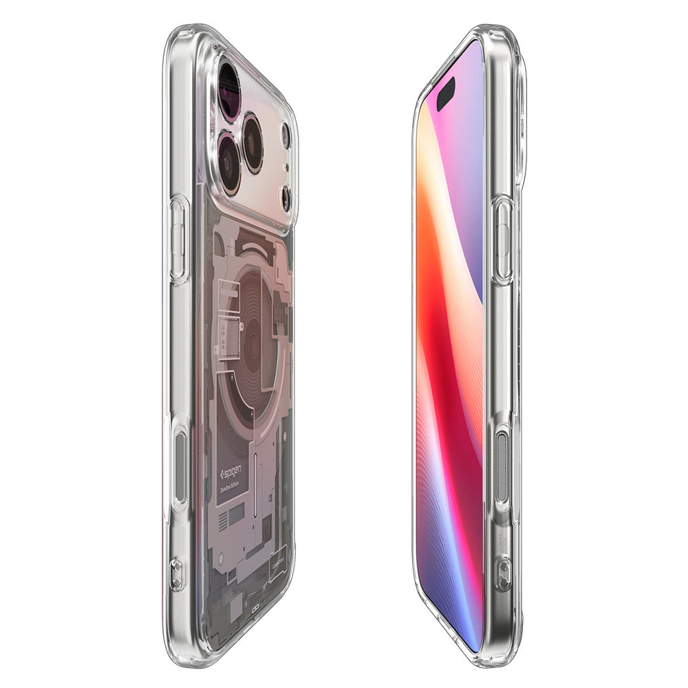 Spigen Ultra Hybrid MagSafe-hylster til iPhone 17 Pro Zero One - titanium
