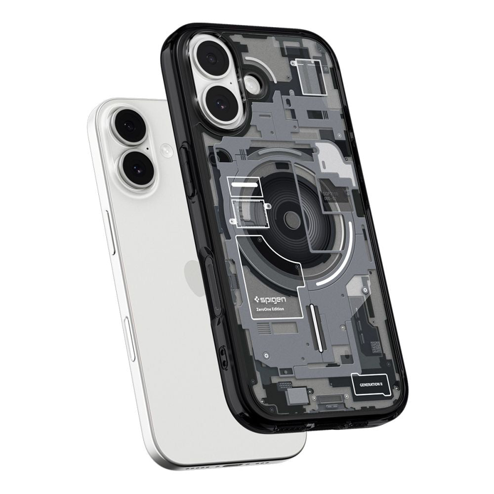 Spigen Ultra Hybrid MagSafe-fodral til iPhone 17 Zero One - sort