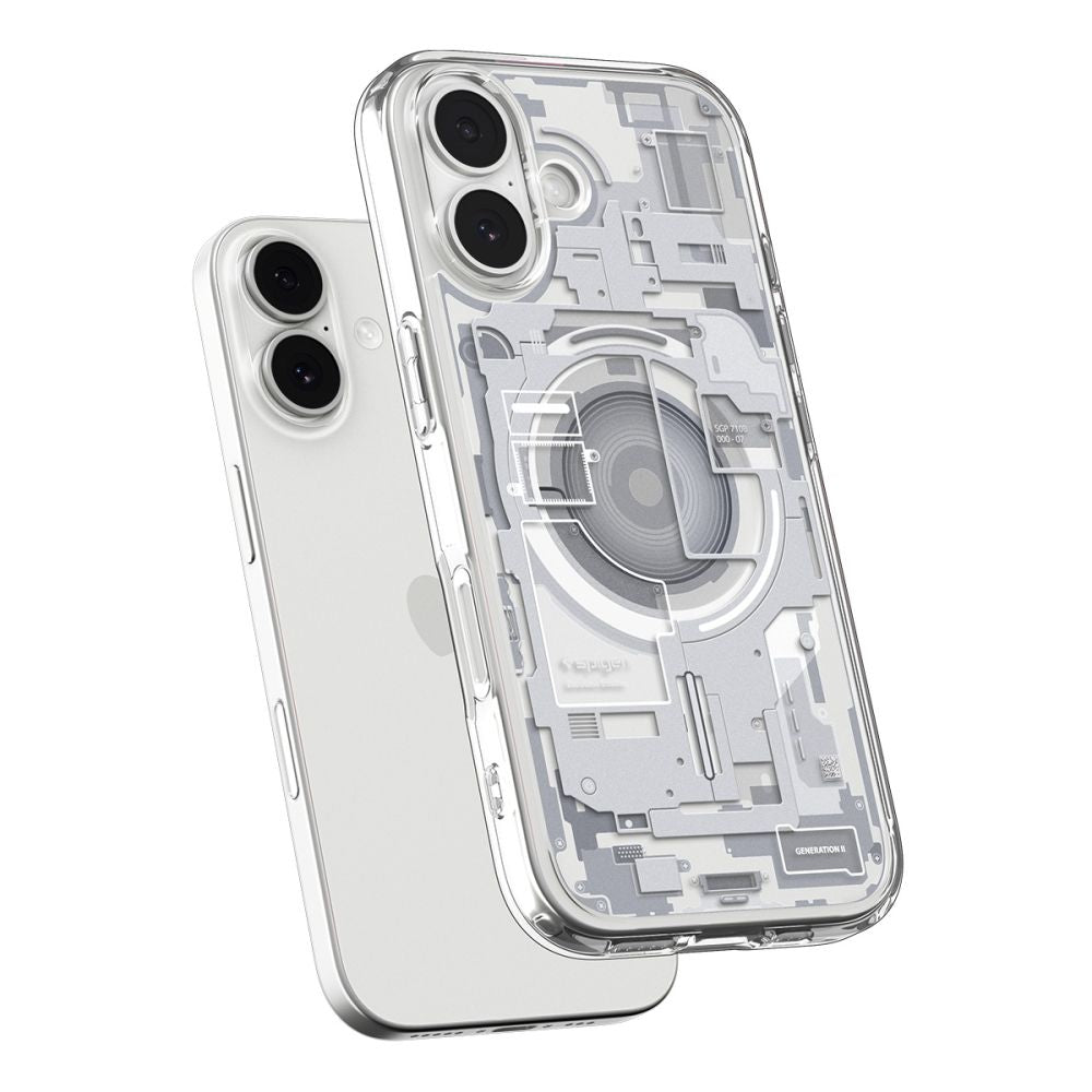Spigen Ultra Hybrid MagSafe Case til iPhone 17 Zero One - hvid
