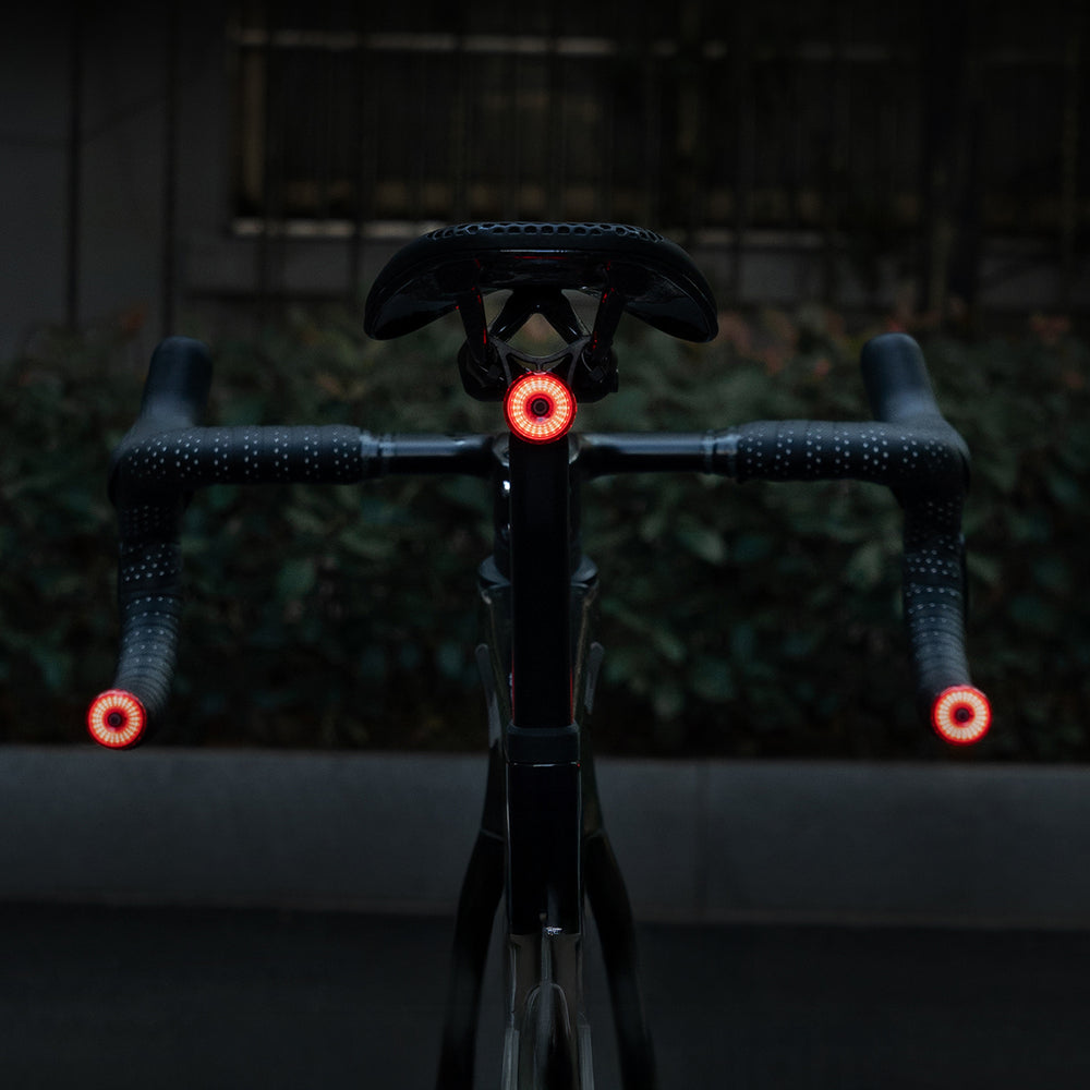Wozinsky WIS-02 Vandtæt Smart Tail Light 1 pc - sort