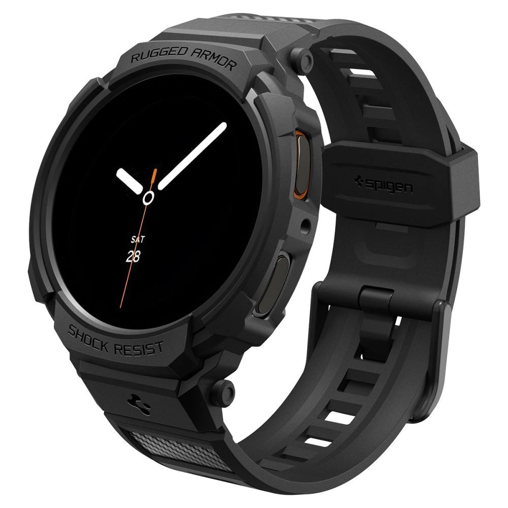 Spigen Rugged Armor Pro Strap til Samsung Galaxy Watch 8 40mm - Matte Black