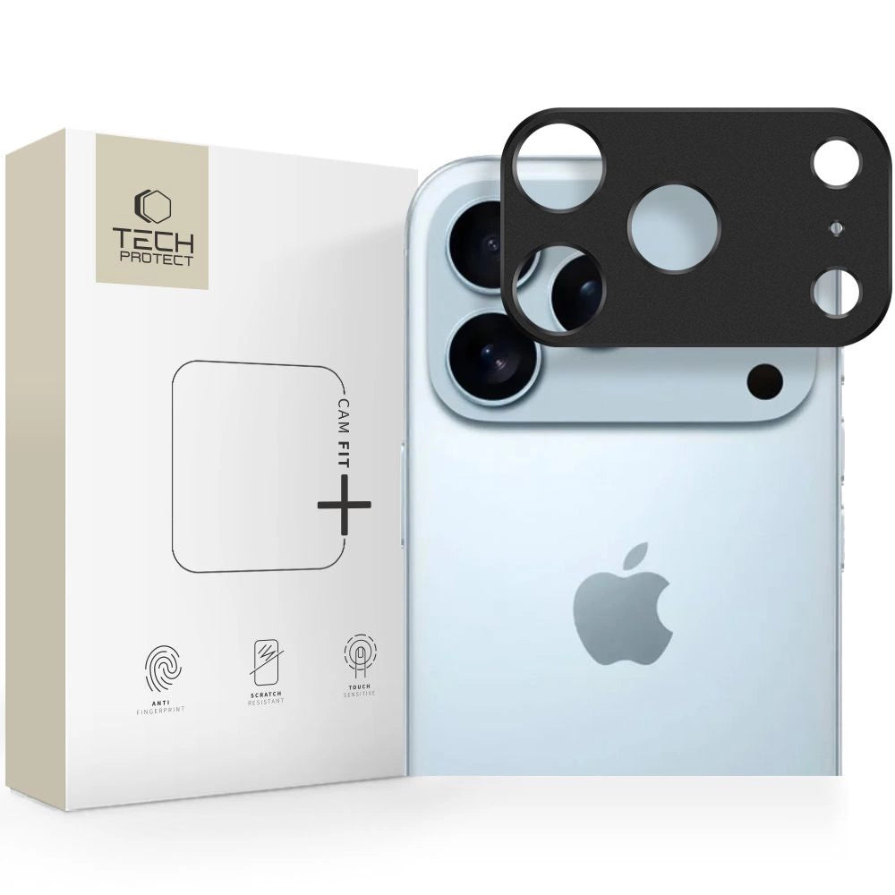 Tech-Protect Camalloy Fit+ Case til iPhone 17 Pro Max - sort