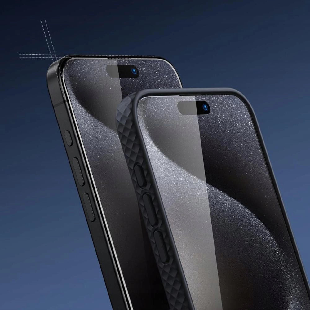 Tech-Protect Glass Fit+ 2-pakke hærdet glas til iPhone 16 Pro / 17 / 17 Pro - gennemsigtigt