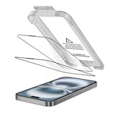 Tech-Protect Quick Set+ 2-pakke af hærdet glas til iPhone 17 - sort
