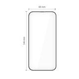 Tech-Protect Quick Set+ 2-pakke af hærdet glas til iPhone 17 - sort