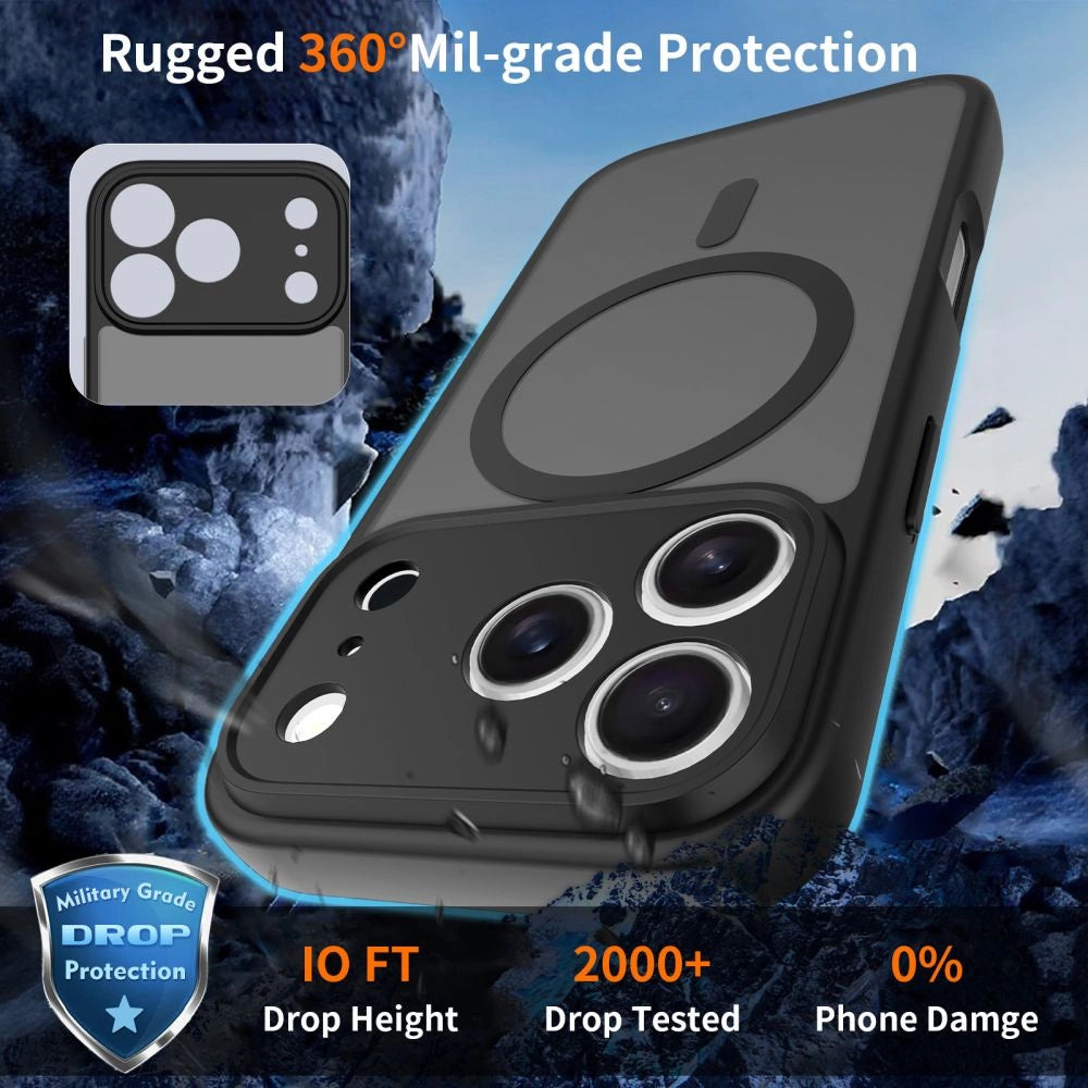 Tech-Protect BasicMag MagSafe Case til iPhone 17 Pro - Matte Black